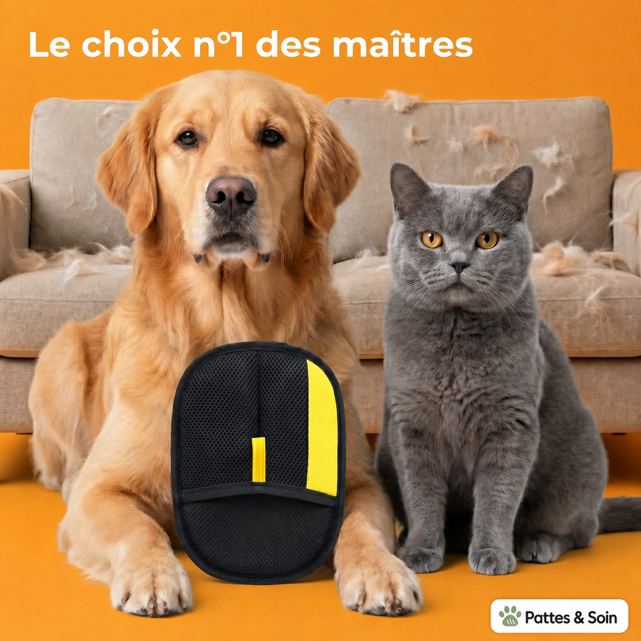 Gant Attrape-Poils — Chats & Chiens